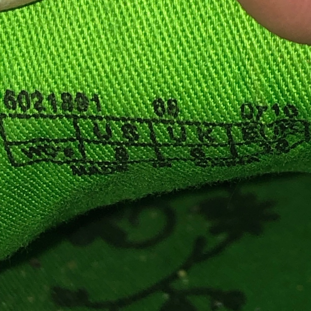 PF Flyers Bright Lime Green Leather Sneakers Women’s 8 - Picture 9 of 10